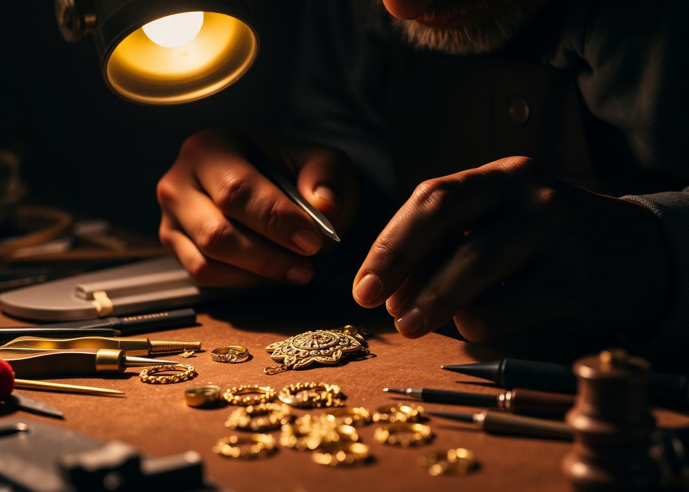 Bespoke custom jewellery craftsmanship at Manoj Jeweller Greater Noida
