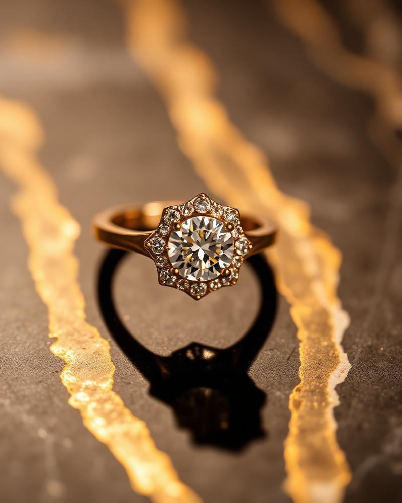 IGI certified solitaire diamond rings at Manoj Jeweller Greater Noida